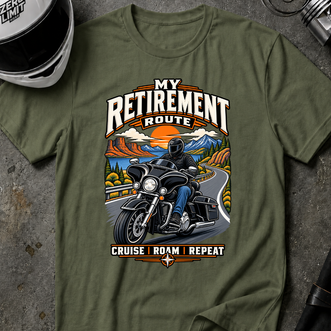 RETIREMENT ROUTE T-SHIRT