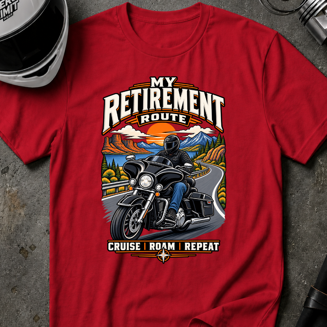 RETIREMENT ROUTE T-SHIRT