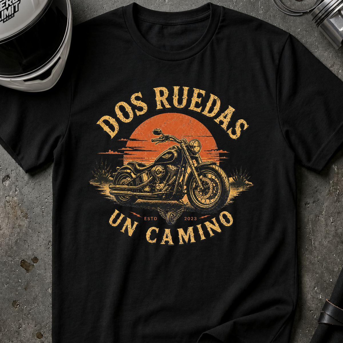 2 RUEDAS UN CAMINO T-SHIRT