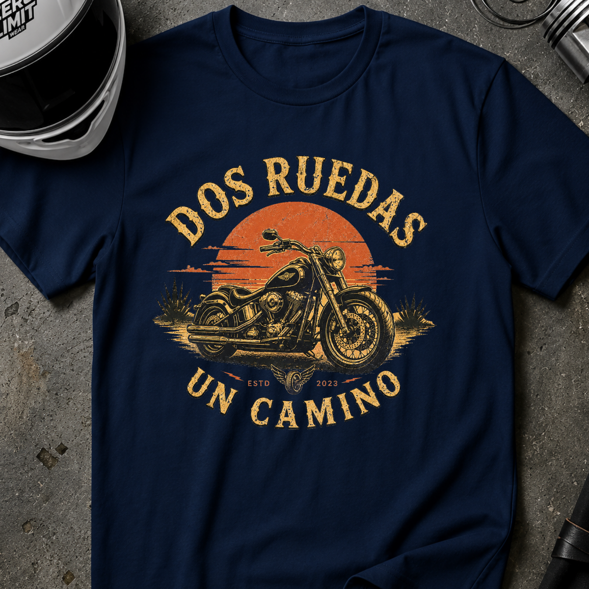 2 RUEDAS UN CAMINO T-SHIRT