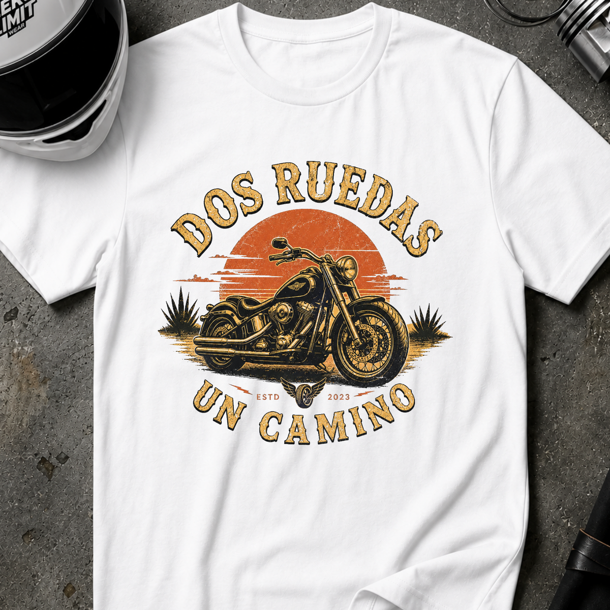 2 RUEDAS UN CAMINO T-SHIRT