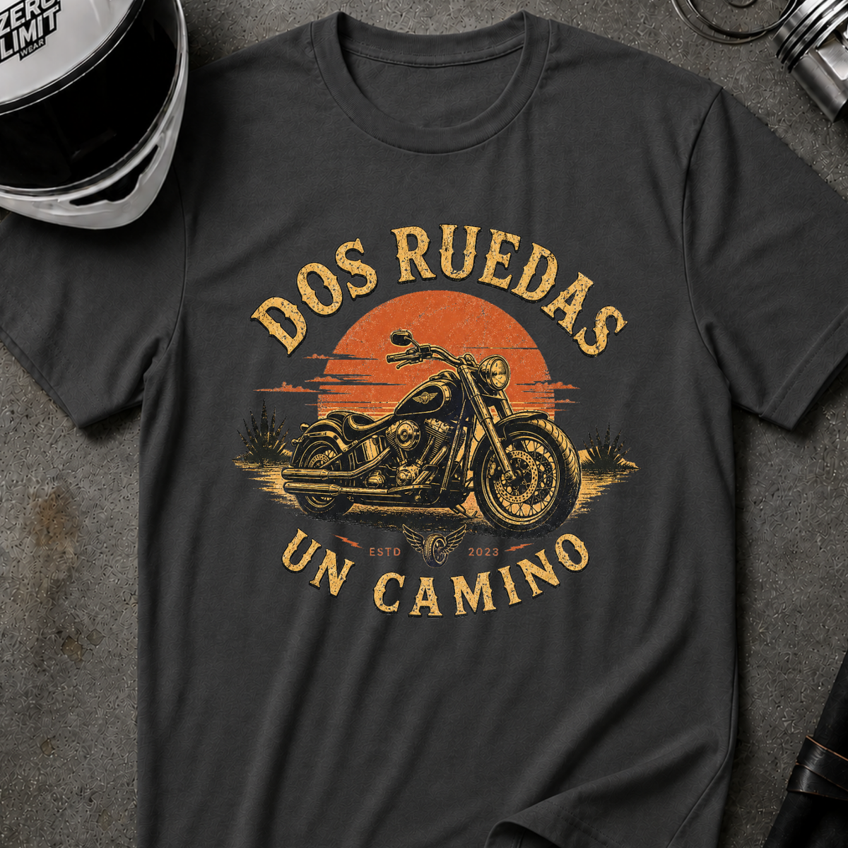 2 RUEDAS UN CAMINO T-SHIRT