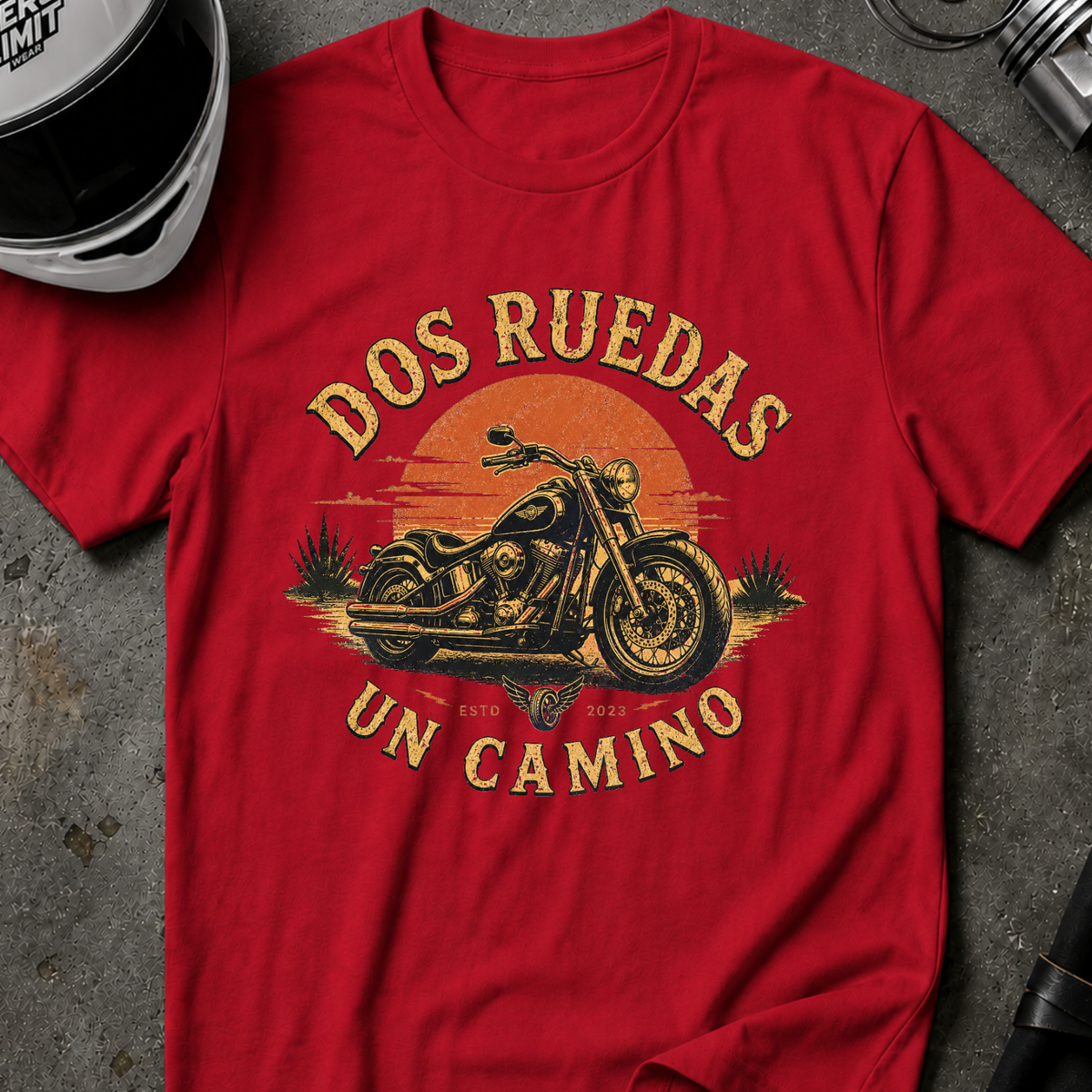 2 RUEDAS UN CAMINO T-SHIRT
