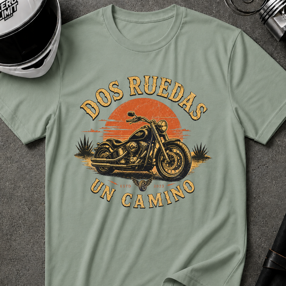 2 RUEDAS UN CAMINO T-SHIRT