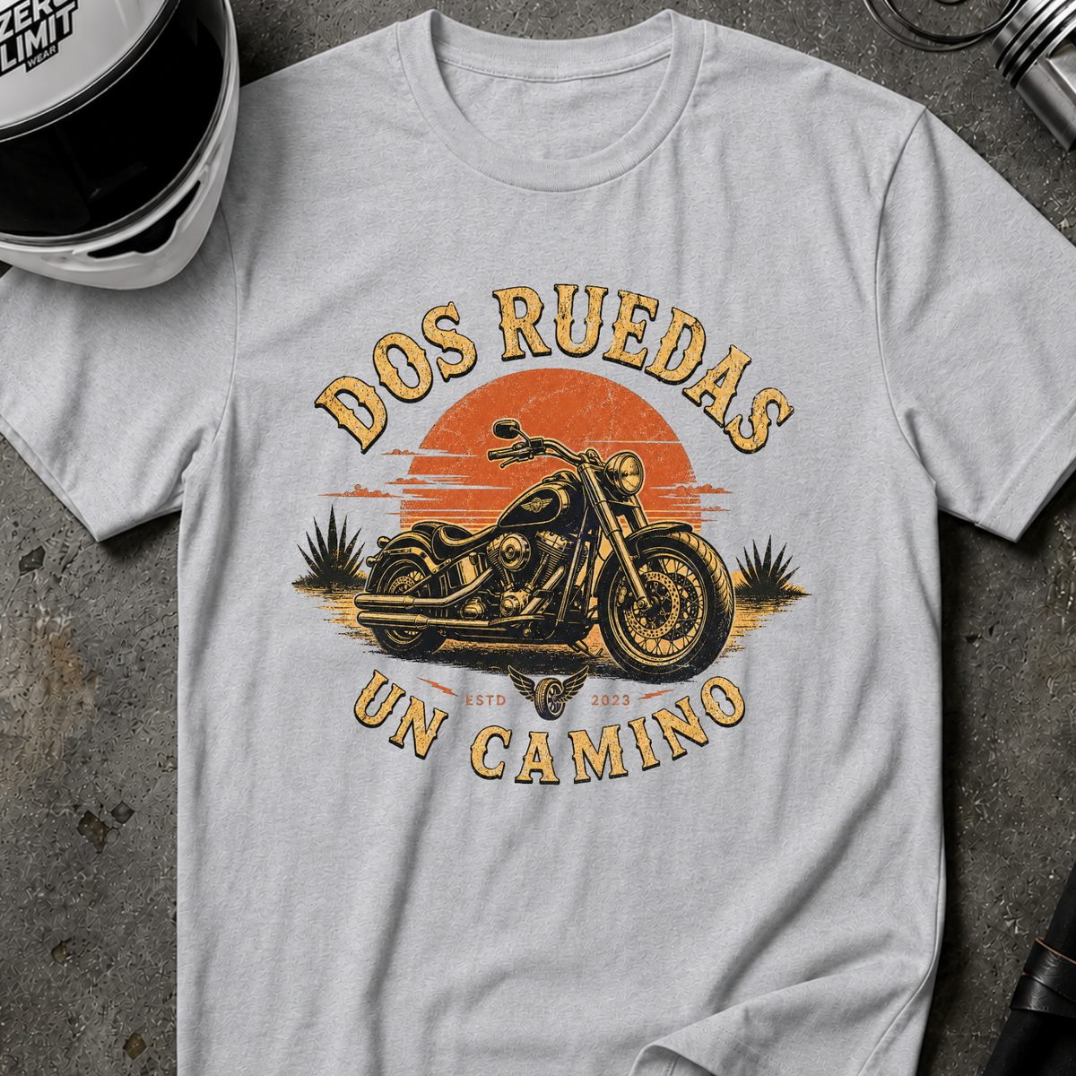 2 RUEDAS UN CAMINO T-SHIRT