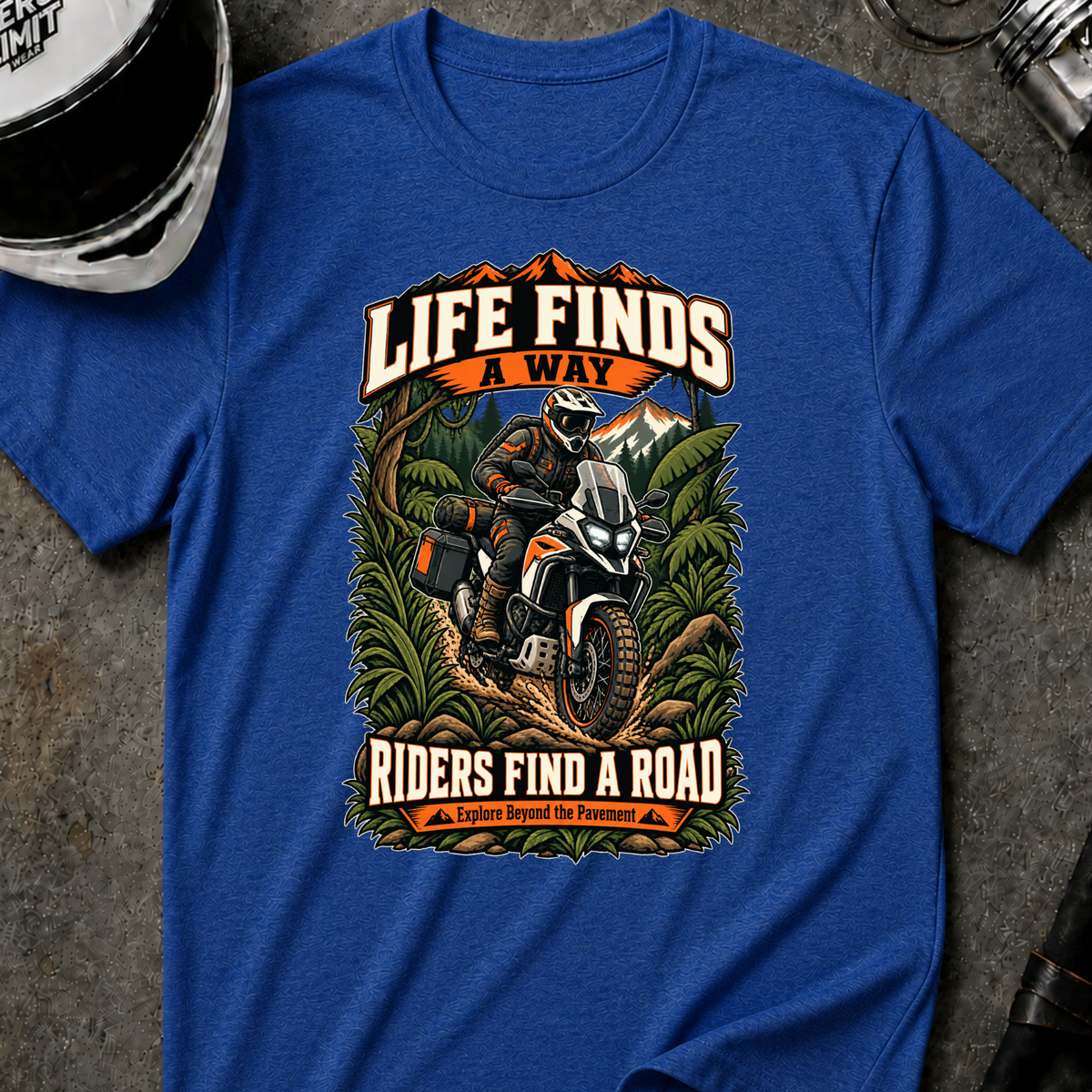 RIDERS FIND A ROAD T-SHIRT