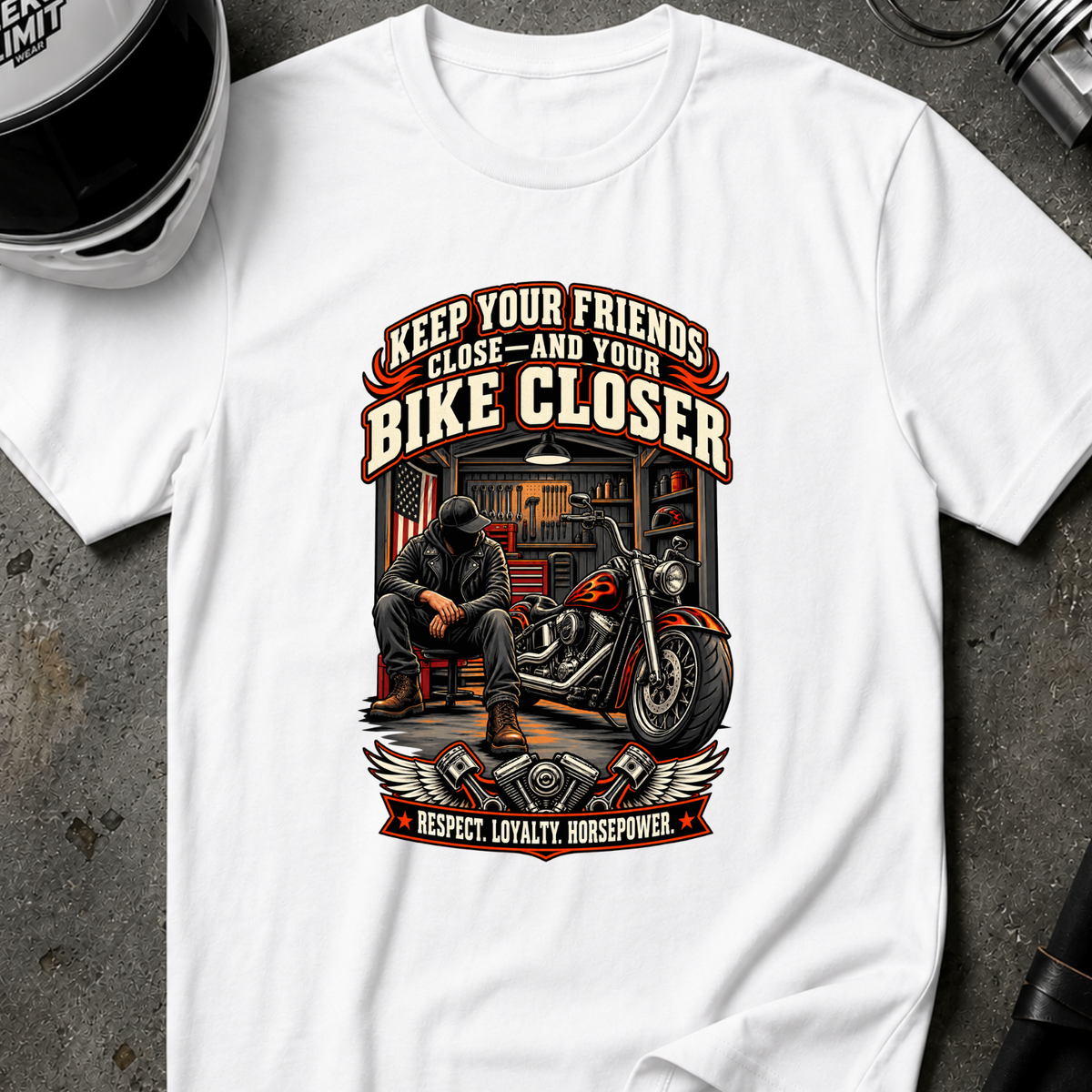 KEEP BIKE CLOSER T-SHIRT