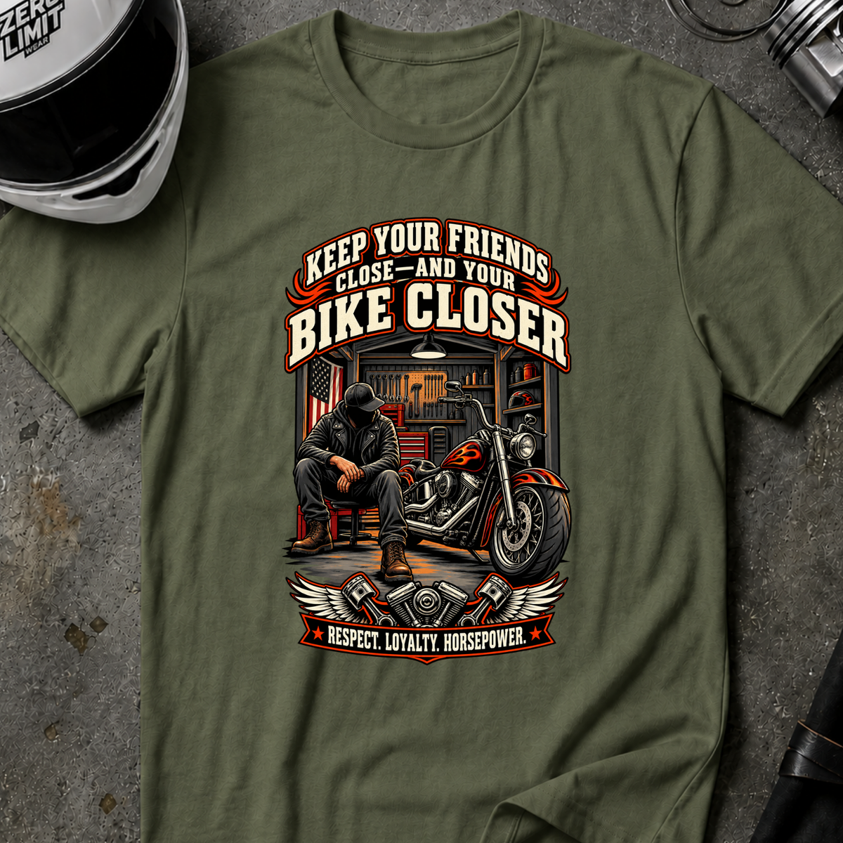 KEEP BIKE CLOSER T-SHIRT