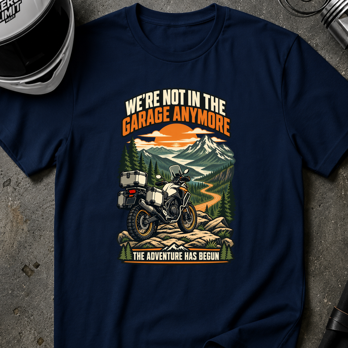 NO IN THE GARAGE ANYMORE T-SHIRT