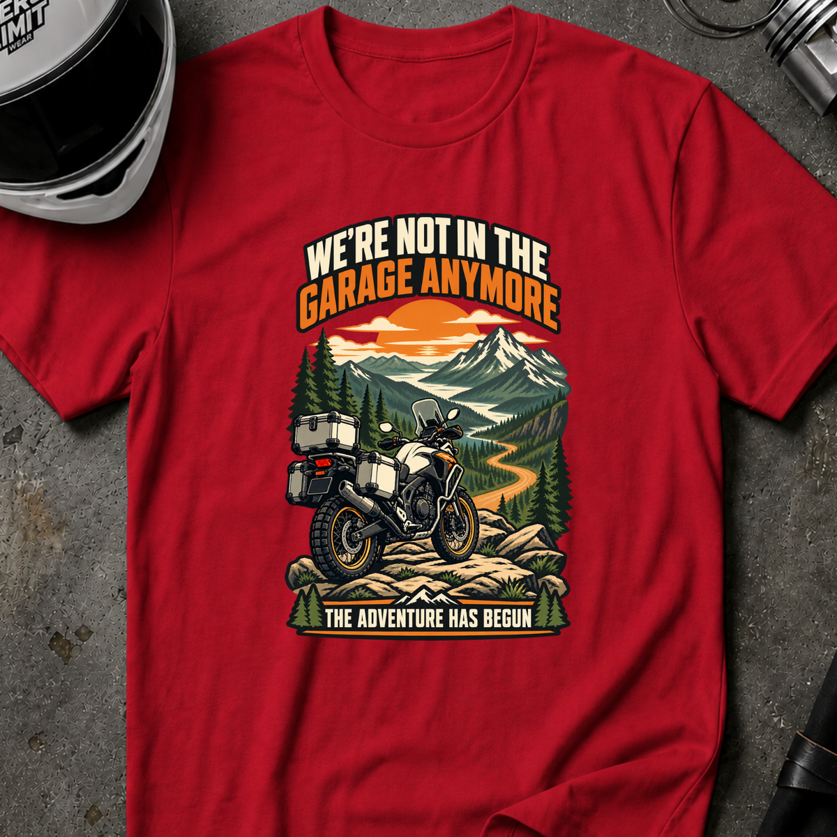 NO IN THE GARAGE ANYMORE T-SHIRT