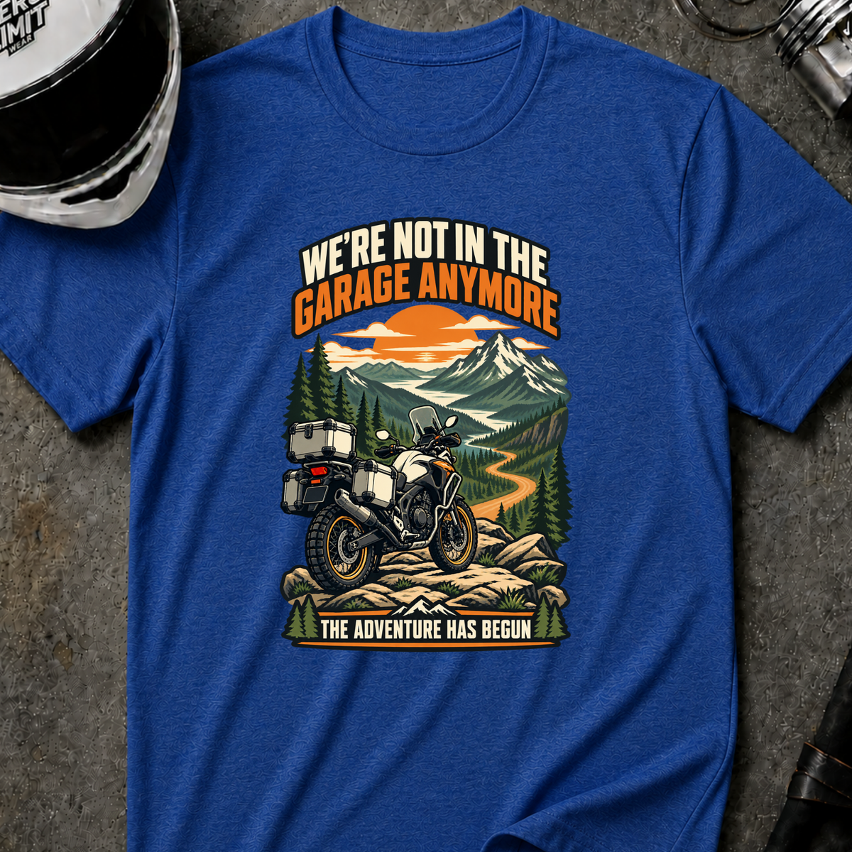 NO IN THE GARAGE ANYMORE T-SHIRT