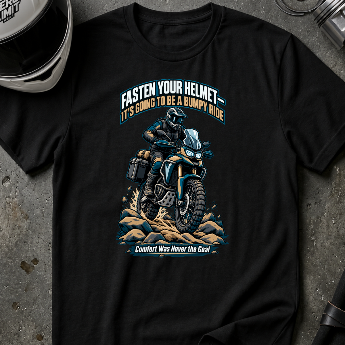 FASTEN YOUR HELMET T-SHIRT