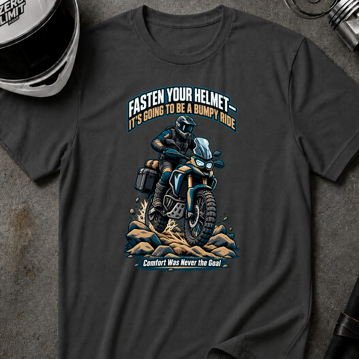 FASTEN YOUR HELMET T-SHIRT