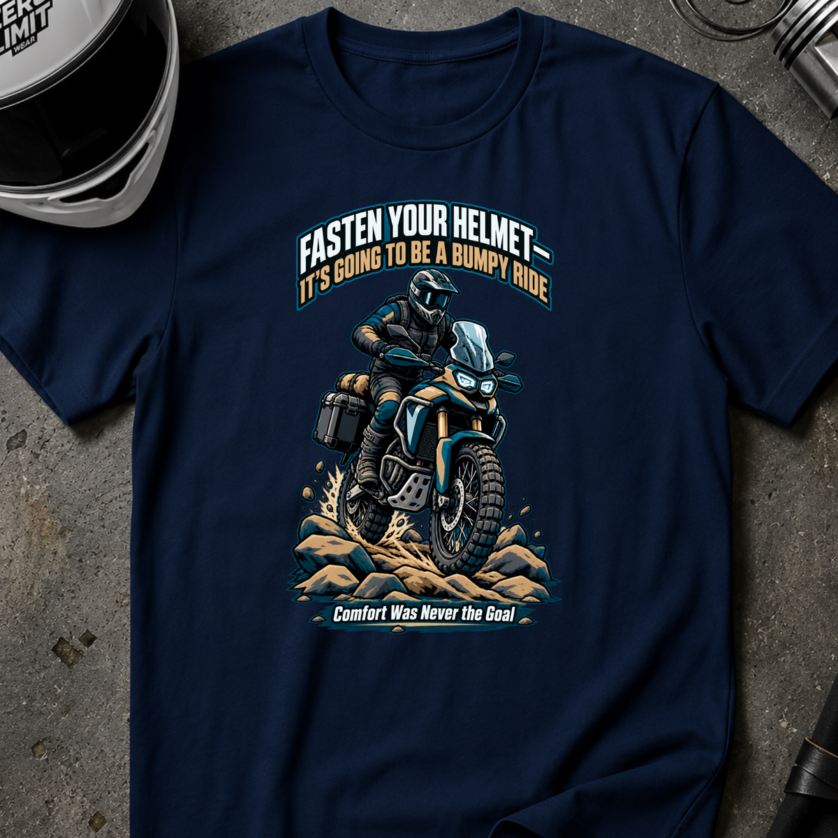 FASTEN YOUR HELMET T-SHIRT