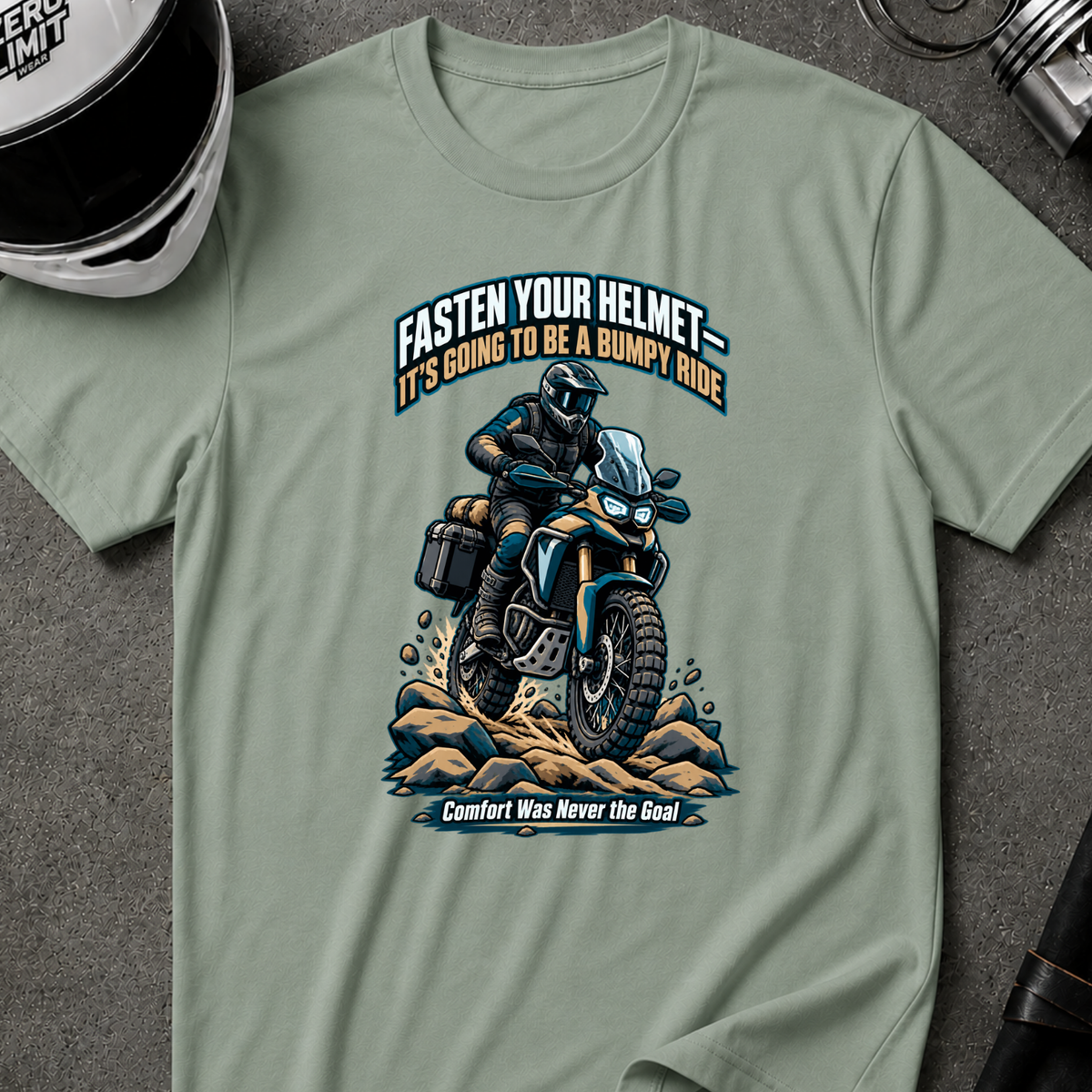 FASTEN YOUR HELMET T-SHIRT