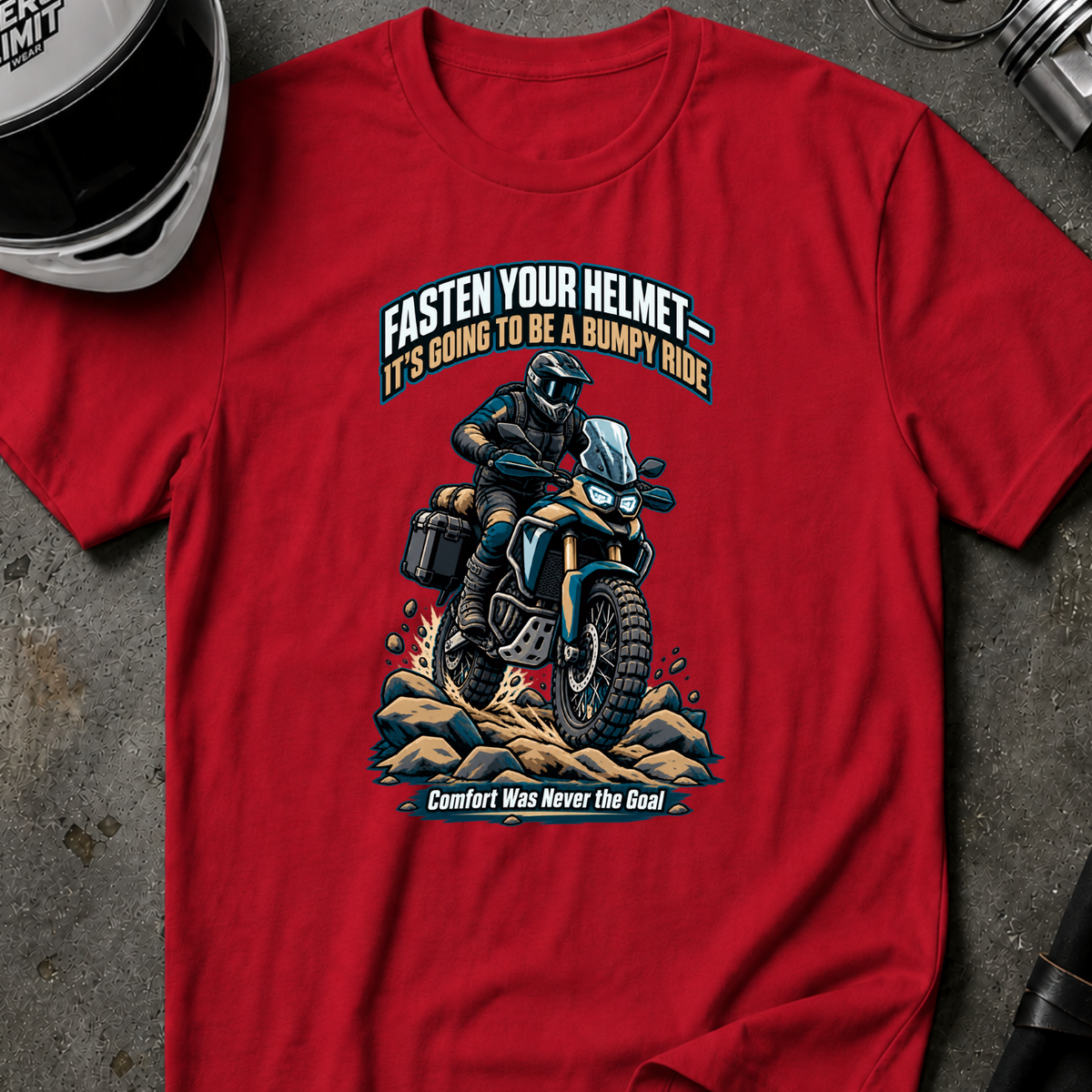 FASTEN YOUR HELMET T-SHIRT