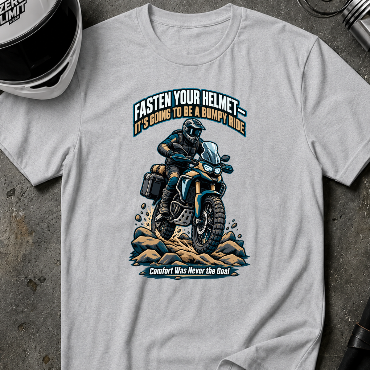 FASTEN YOUR HELMET T-SHIRT