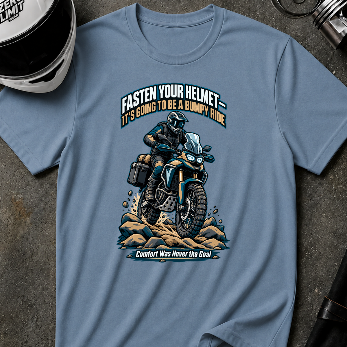 FASTEN YOUR HELMET T-SHIRT