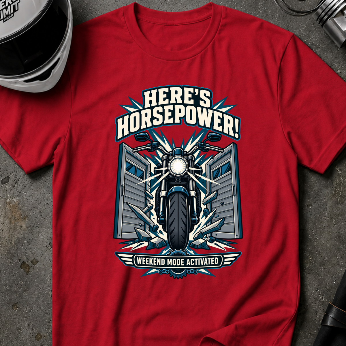 HERE IS HORSEPOWER T-SHIRT