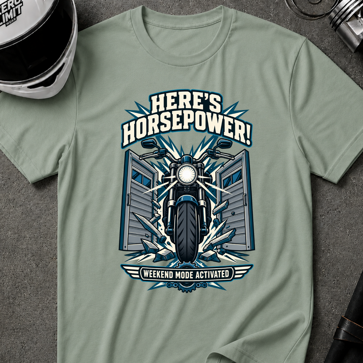 HERE IS HORSEPOWER T-SHIRT
