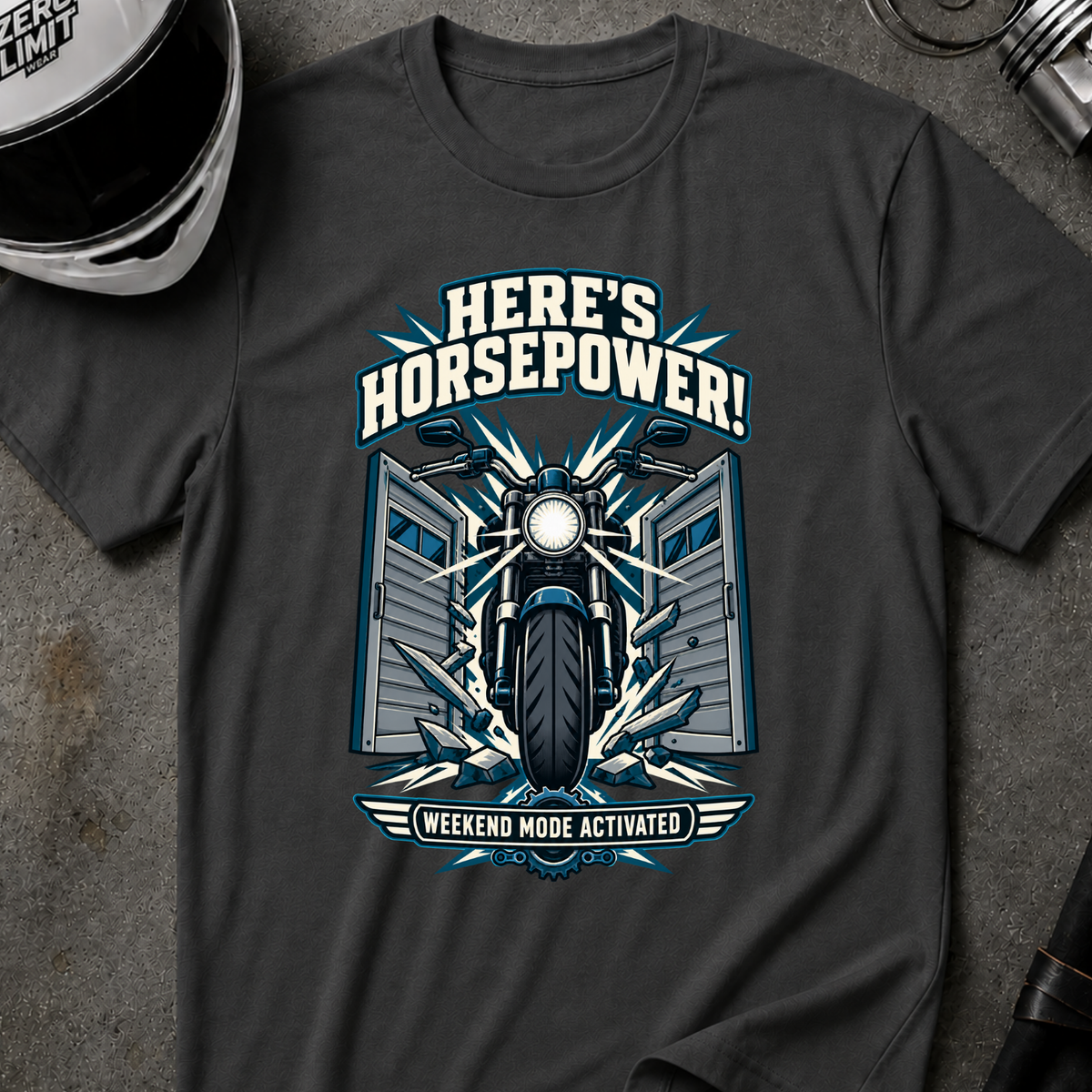 HERE IS HORSEPOWER T-SHIRT