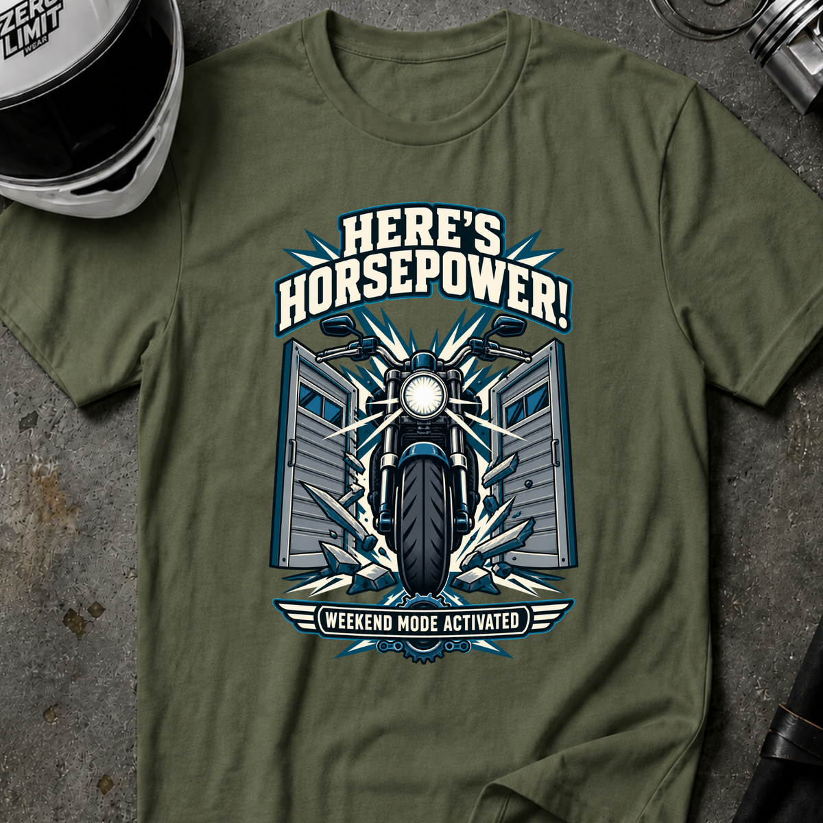 HERE IS HORSEPOWER T-SHIRT