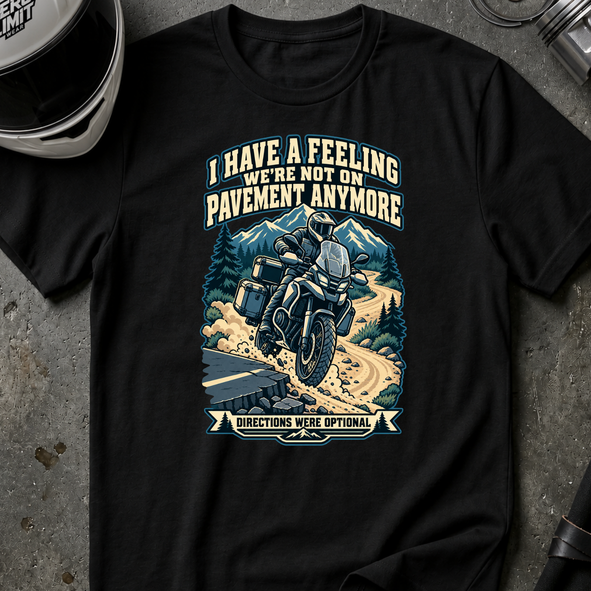 NOT ON PAVEMENT ANYMORE T-SHIRT