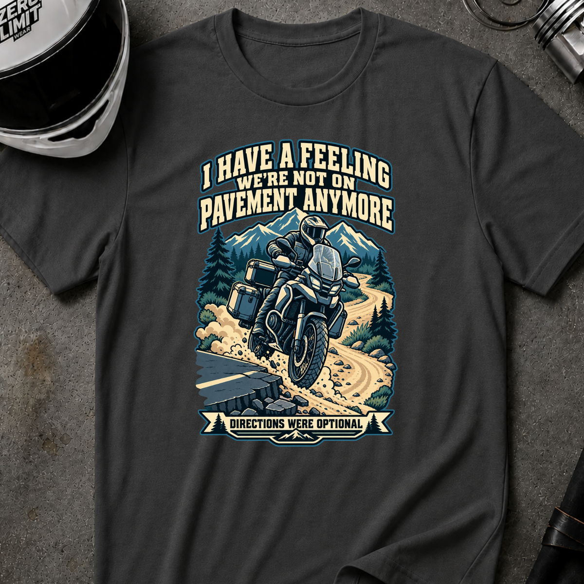 NOT ON PAVEMENT ANYMORE T-SHIRT