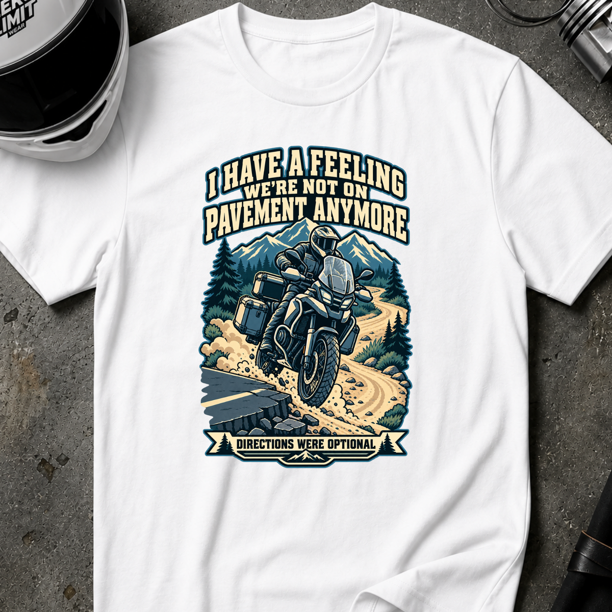 NOT ON PAVEMENT ANYMORE T-SHIRT