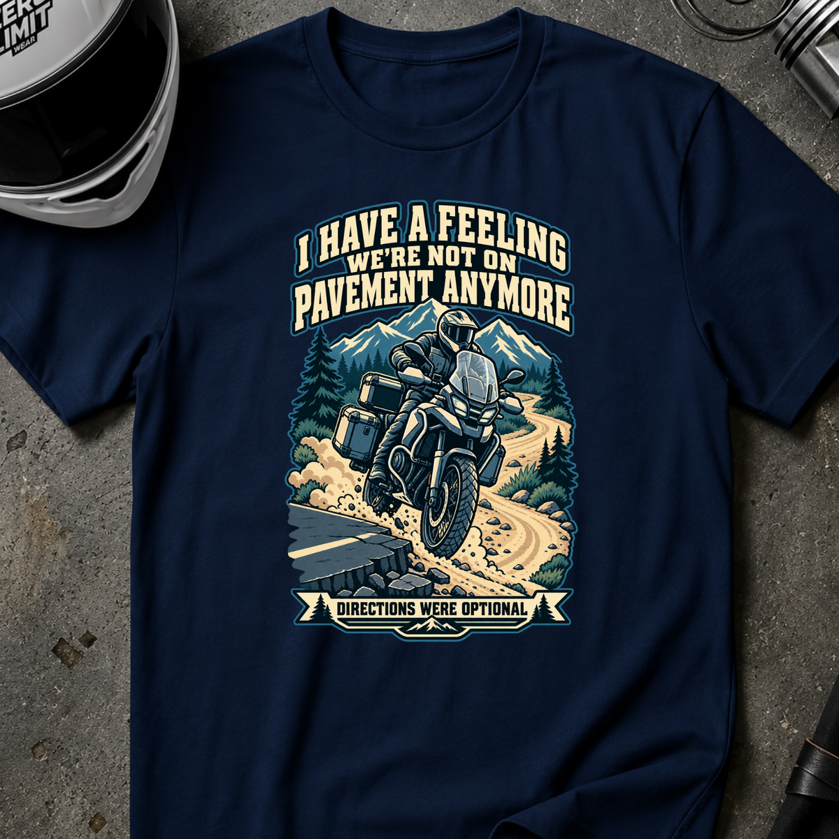 NOT ON PAVEMENT ANYMORE T-SHIRT