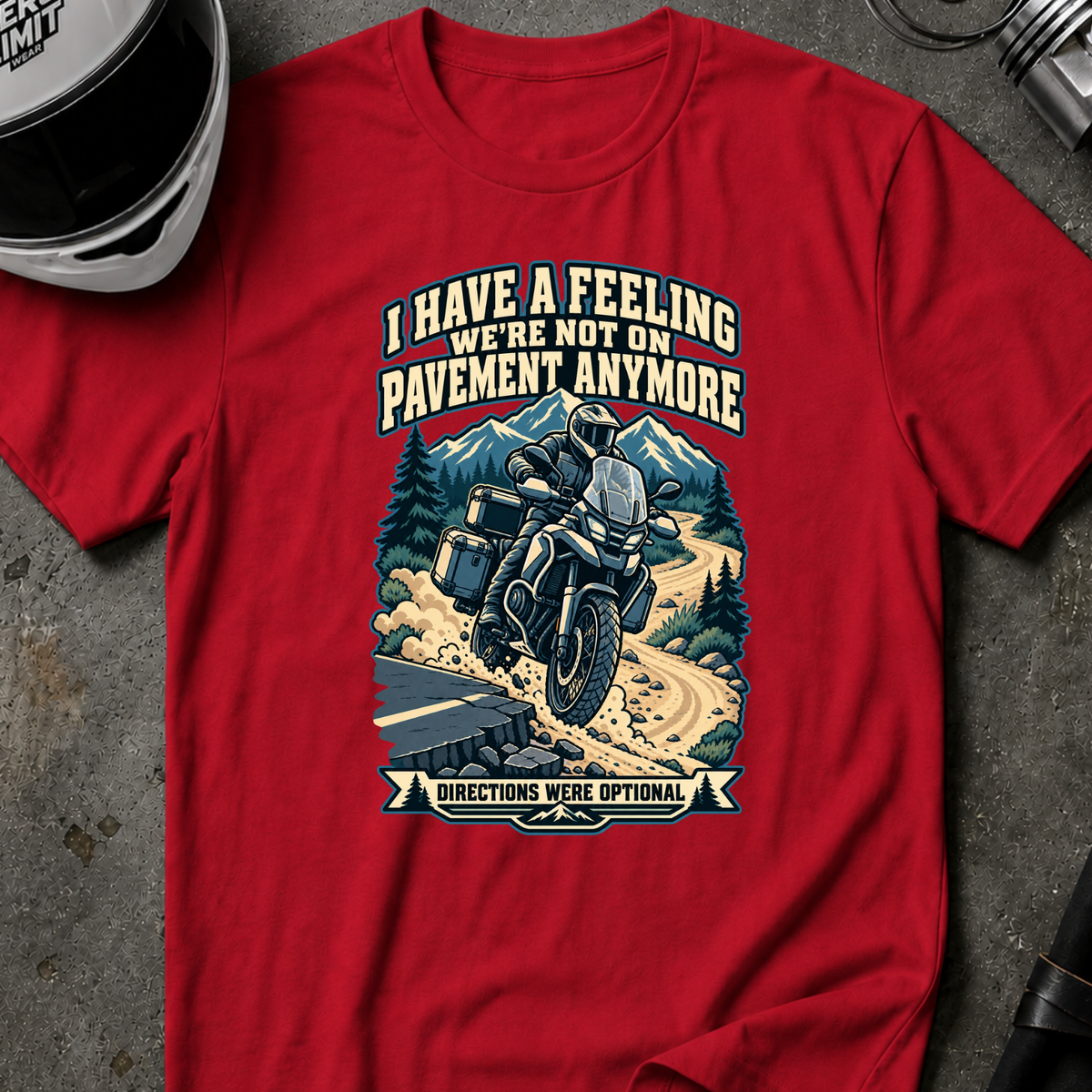 NOT ON PAVEMENT ANYMORE T-SHIRT