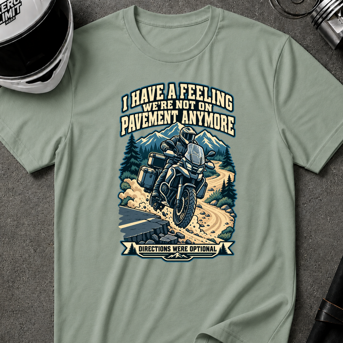 NOT ON PAVEMENT ANYMORE T-SHIRT