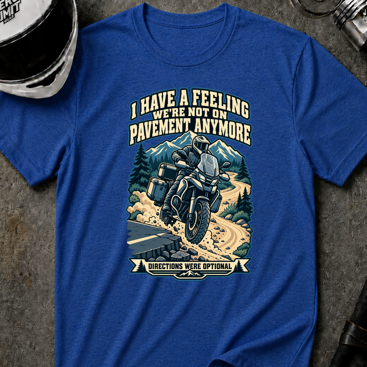 NOT ON PAVEMENT ANYMORE T-SHIRT