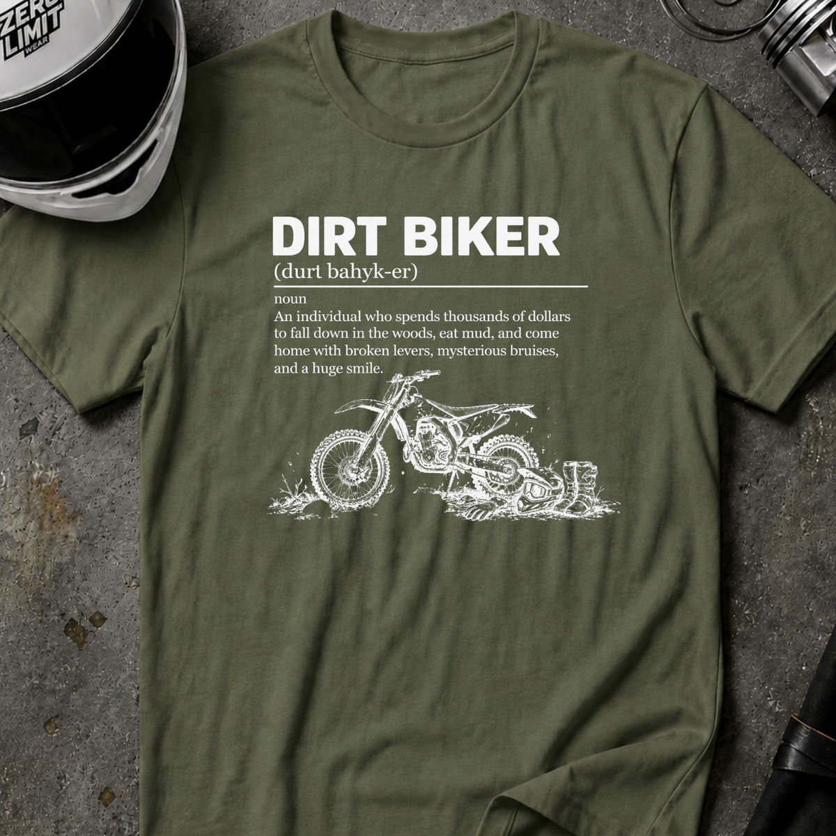 DIRT BIKER T-SHIRT
