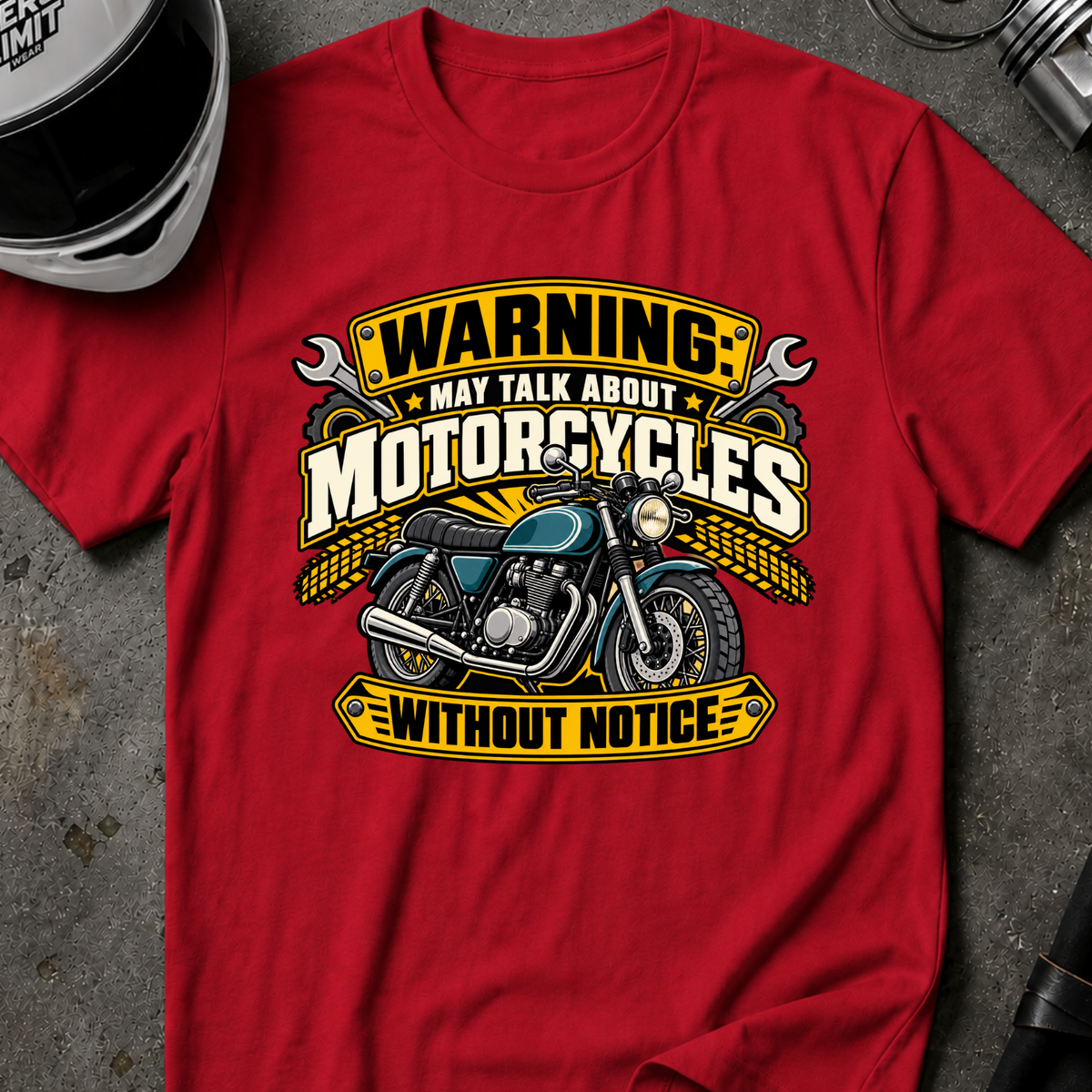 MAY TALK ABOUT MOTORCYCLES T-SHIRT