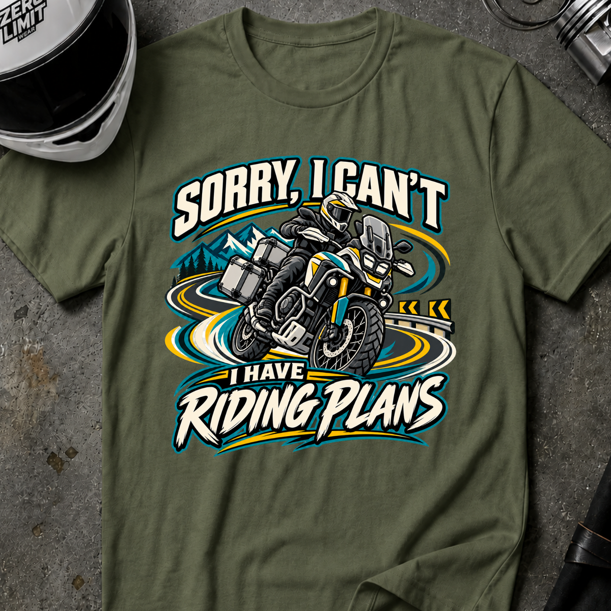 I HAVE RIDING PLANS T-SHIRT