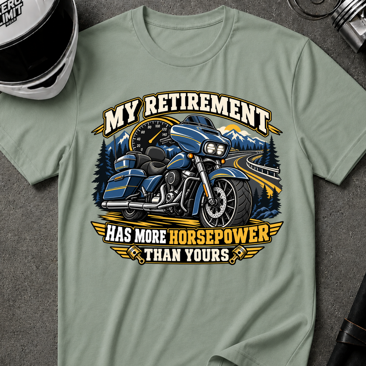 RETIREMENT HORSEPOWER T-SHIRT