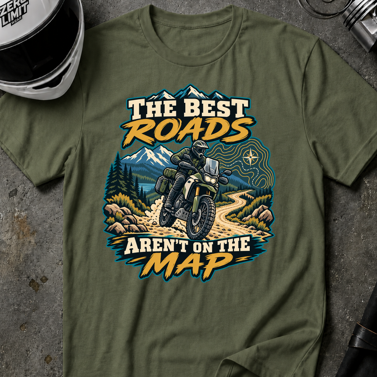 THE BEST ROADS T-SHIRT