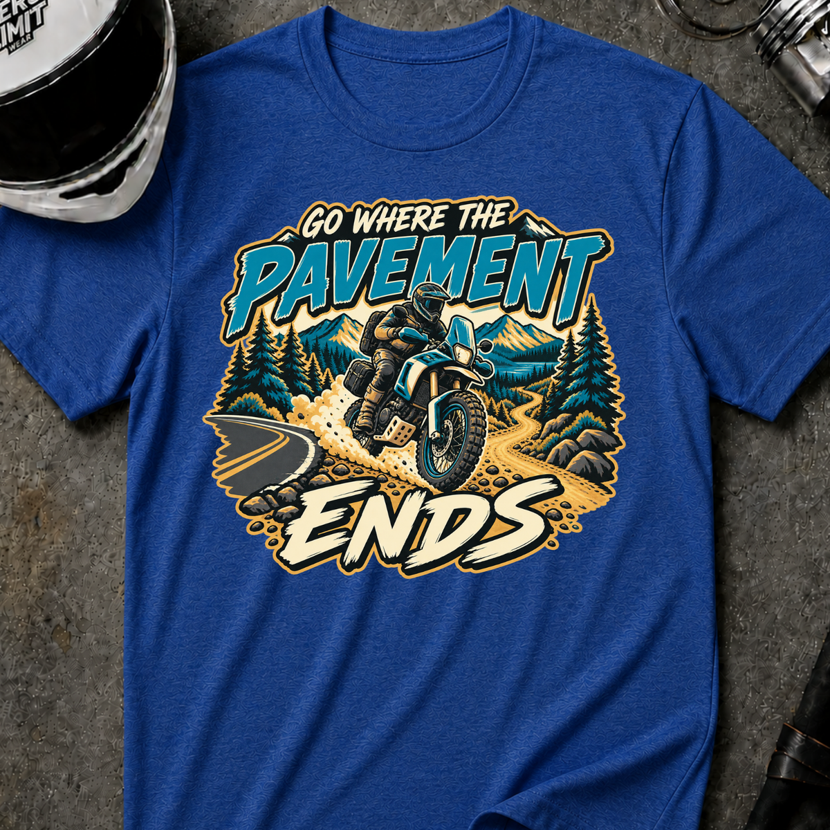 GO WHERE PAVEMENT ENDS T-SHIRT