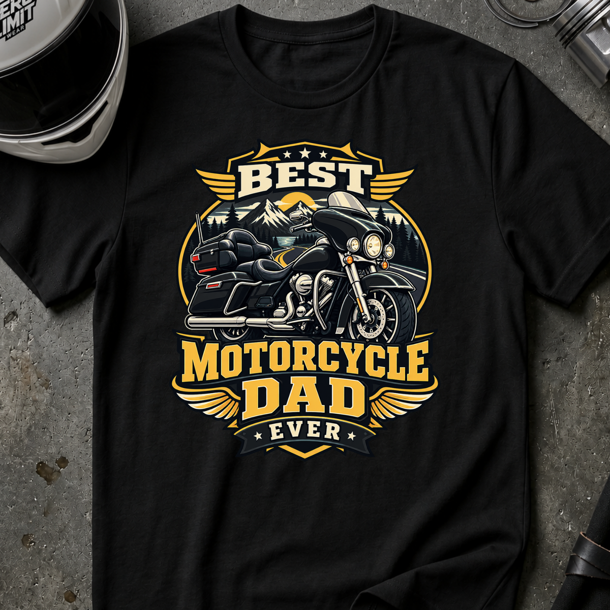 MOTORCYCLE DAD T-SHIRT