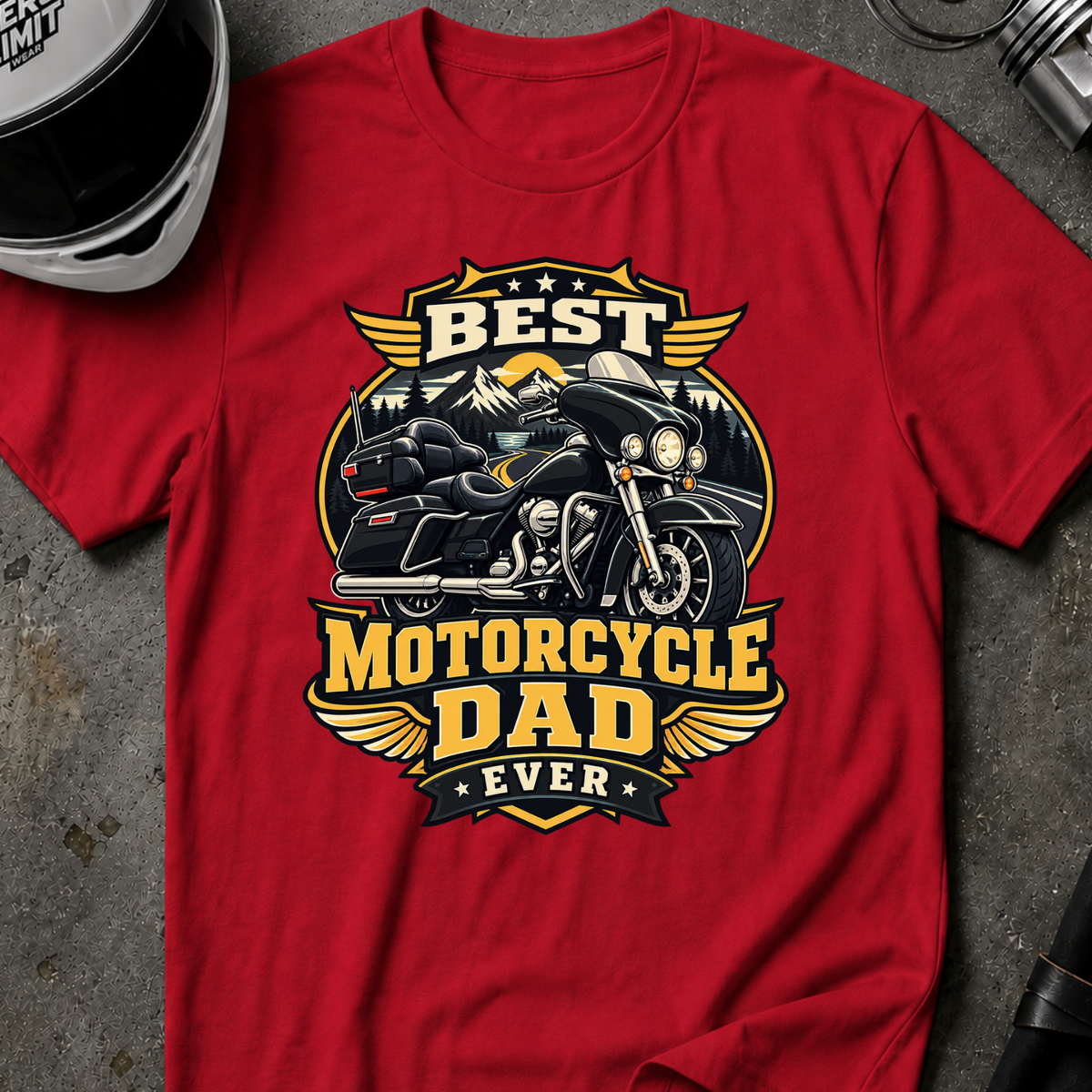 MOTORCYCLE DAD T-SHIRT