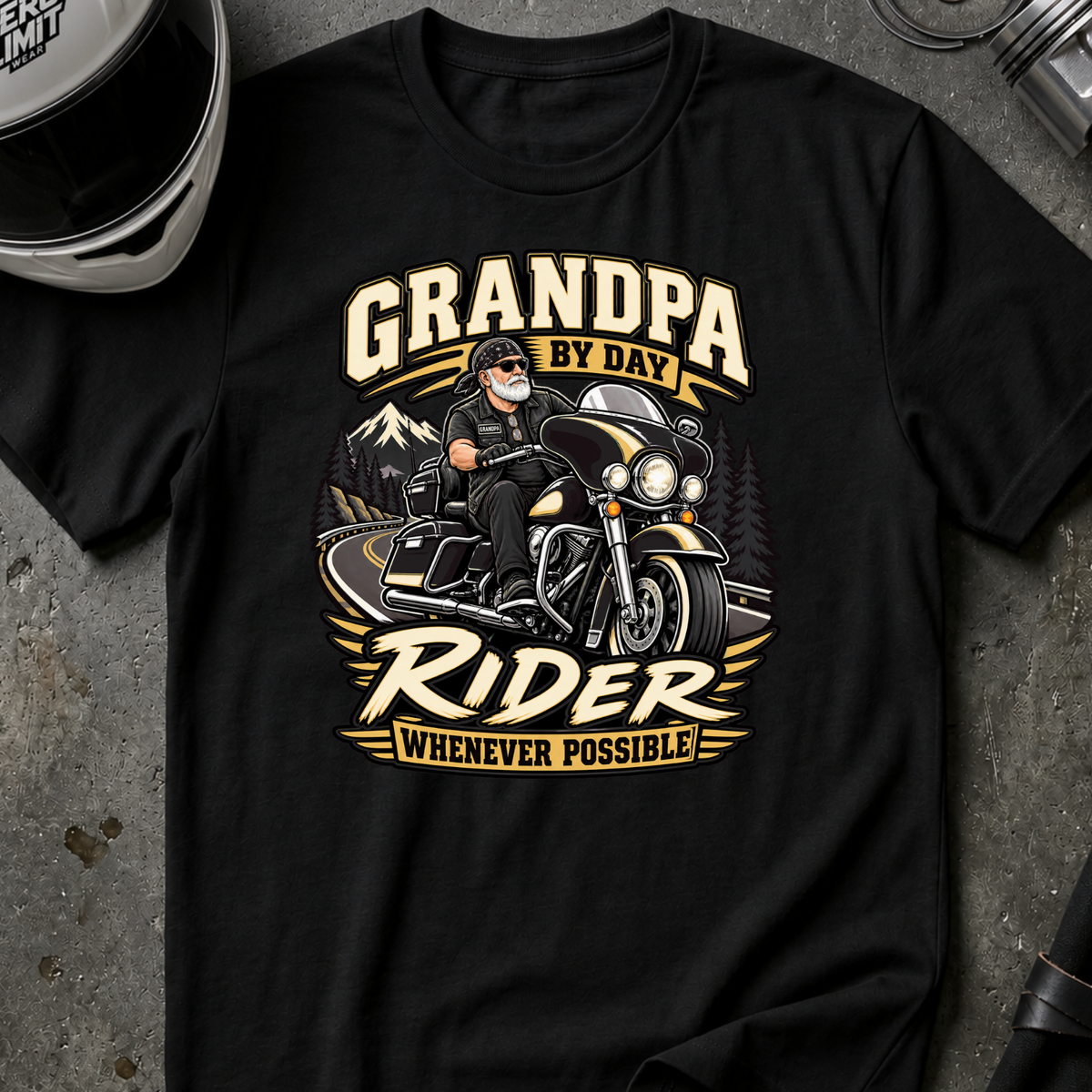 GRANDPA RIDER T-SHIRT