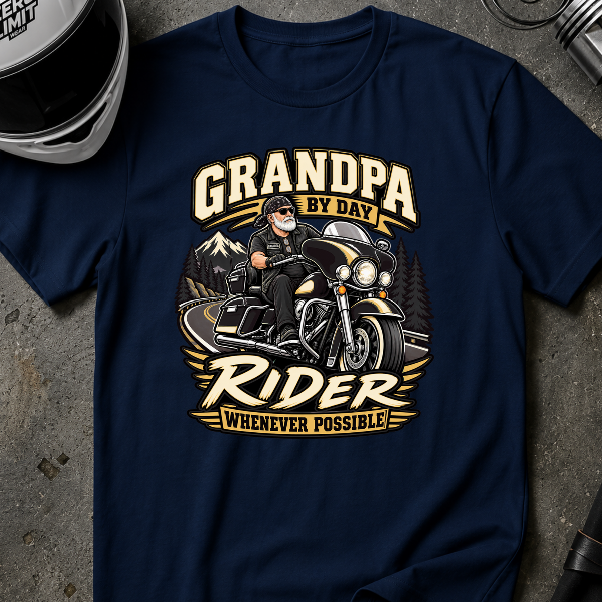 GRANDPA RIDER T-SHIRT