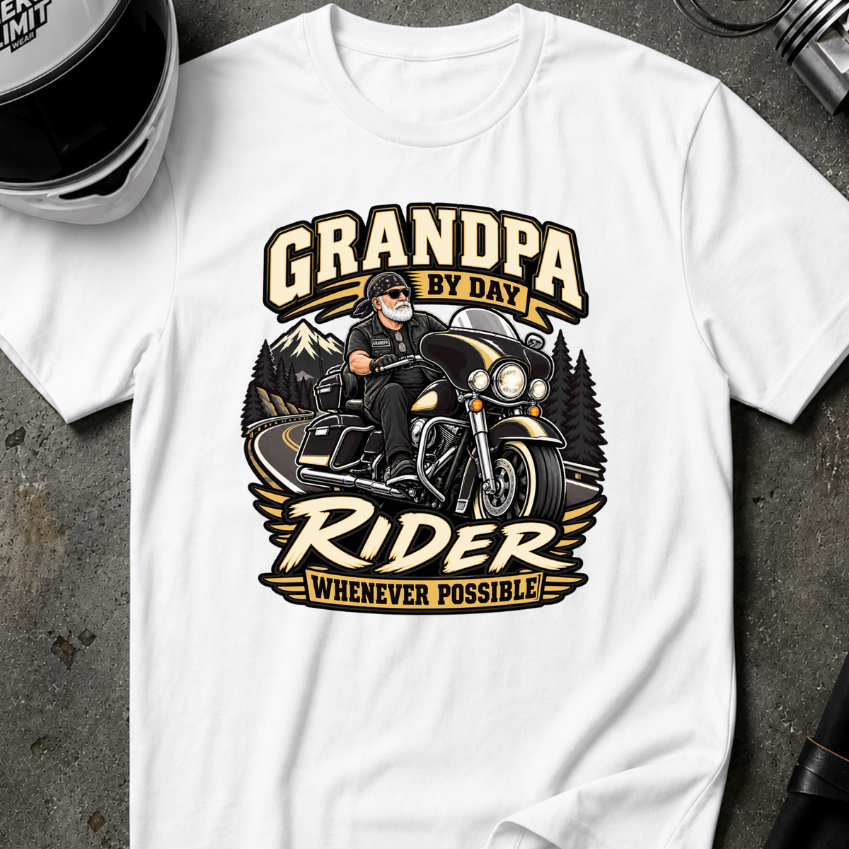 GRANDPA RIDER T-SHIRT