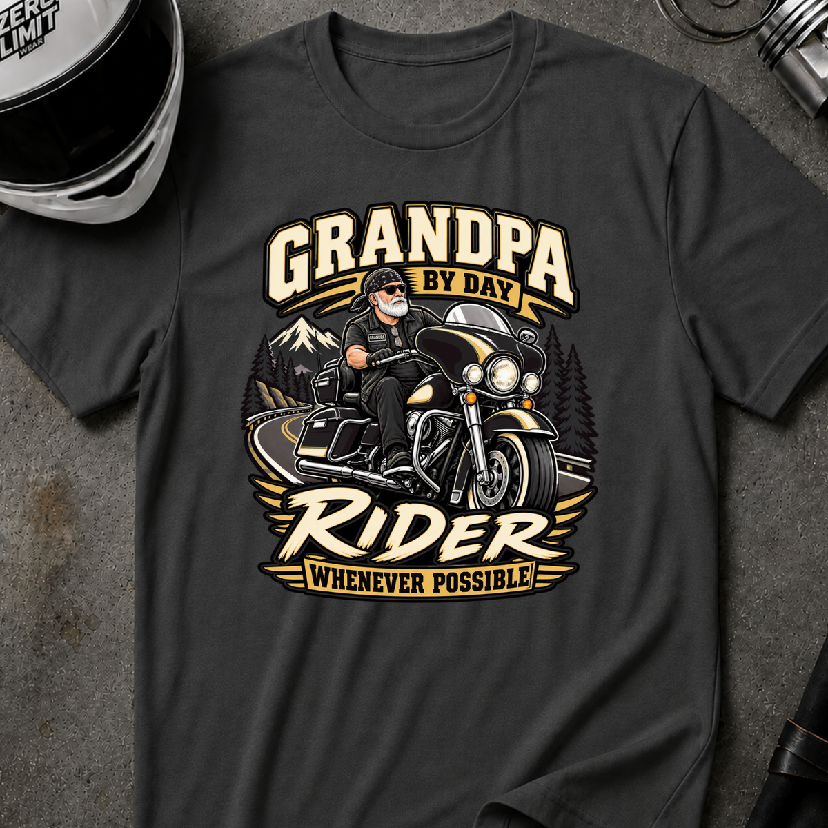 GRANDPA RIDER T-SHIRT