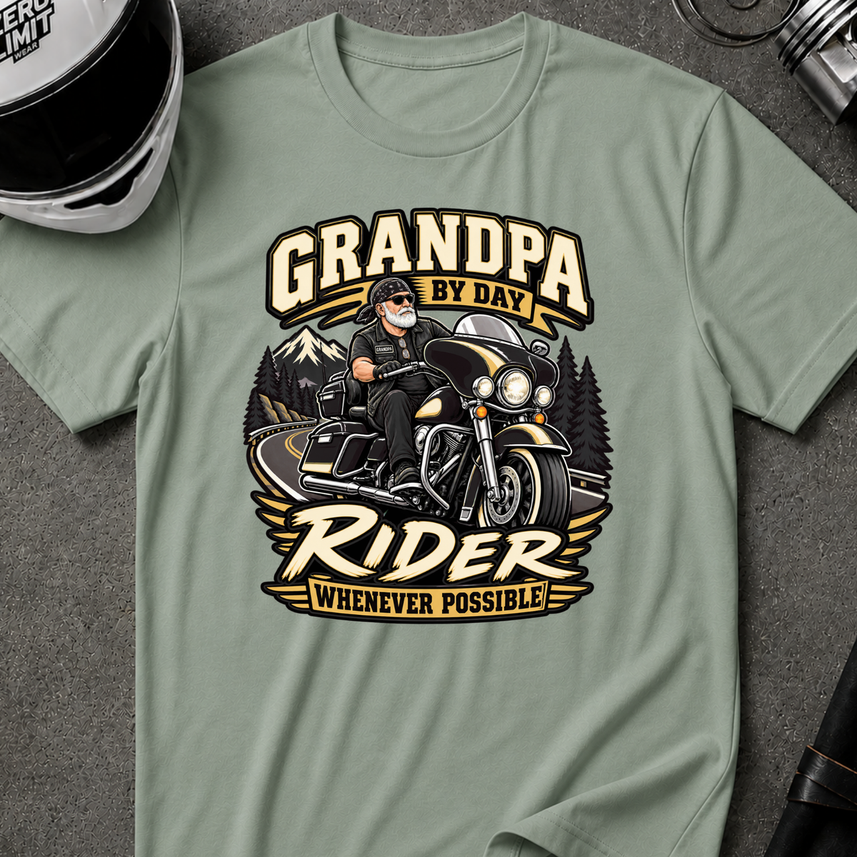 GRANDPA RIDER T-SHIRT