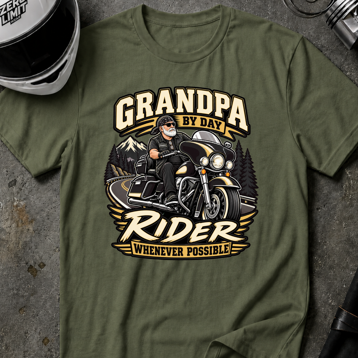 GRANDPA RIDER T-SHIRT