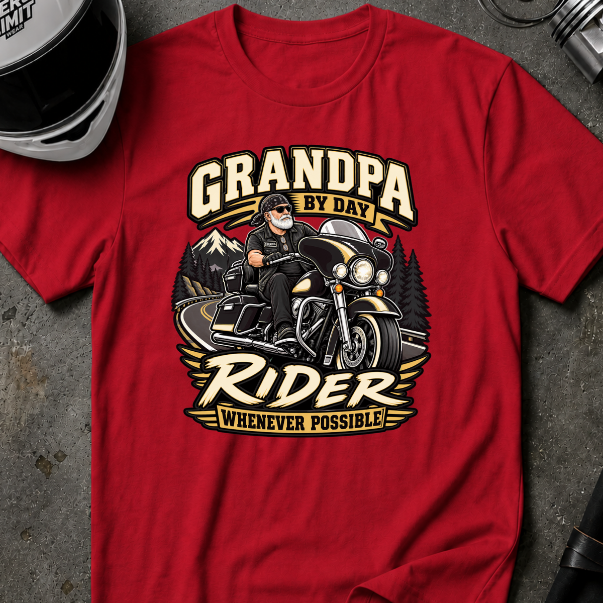 GRANDPA RIDER T-SHIRT