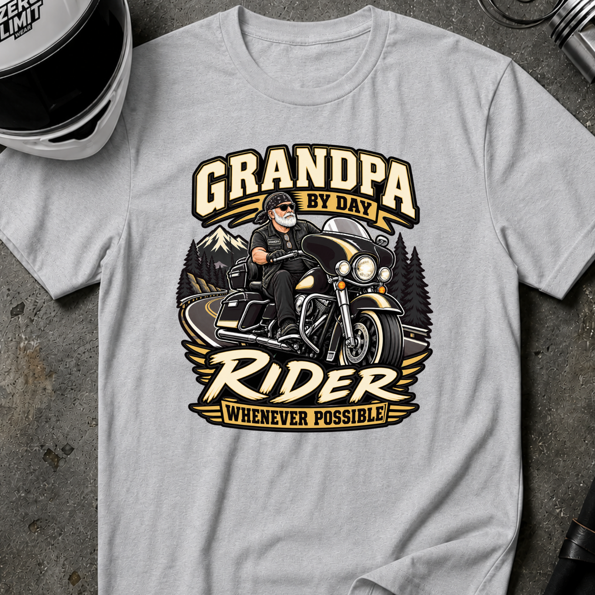 GRANDPA RIDER T-SHIRT