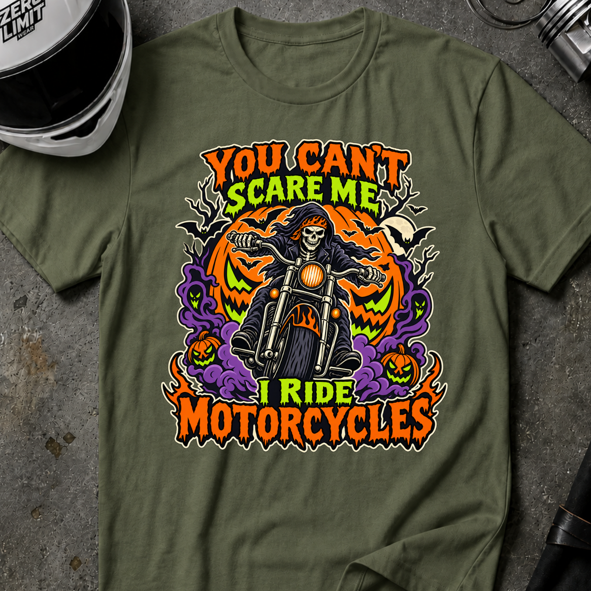 YOU CAN'T SCARE ME T-SHIRT